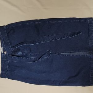 size 29 J.crew brand ribbon waist jean skirt